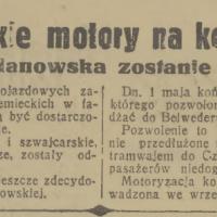 Kolejka wilanowska do jesieni. 1936