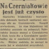 Już czysto, 1936