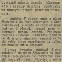 Droga jazda na Czerniaków, 1936