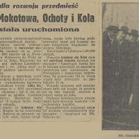 Kanalizacja uruchomiona, 1936