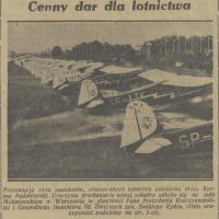 Cenny dar, 1936