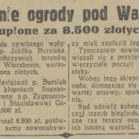 Powództwo Bursiaka, 1936