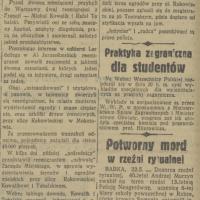 Nowy trick oszustów, 1936