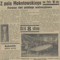 Wodnoszybowiec, 1936