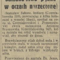 Samobójstwo pijaka, 1936