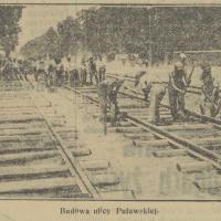 Roboty na Puławskiej. 1936