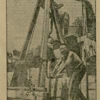 Budowa kanału. Malczewskiego. 1936