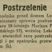 Nieznany sprawca, 1936