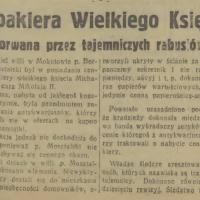 Tabakiera porwana, 1936