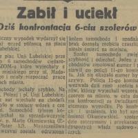 Zabił i uciekł, 1936