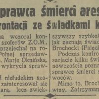 Szofer aresztowany, 1936