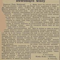 Dzwoniące wozy, 1936