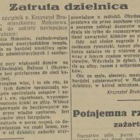 Zatruta dzielnica, 1936