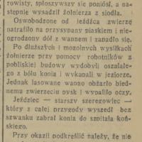 Koń  w dole, 1936