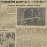Mokotów odetchnie, 1936