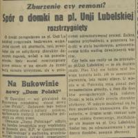 Zburzenie czy remont Zburzenie czy remont, 1936