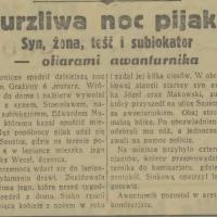 Burzliwa noc pijaka, 1936