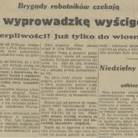 Brygady czekają, 1936