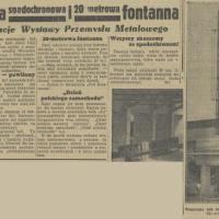 Wieża i fontanna, 1936
