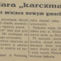Stara karczma, 1936