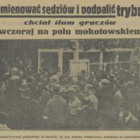 Ukamieniować sędziów, 1936
