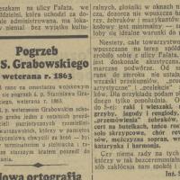 Raki, wieszaki, 1936