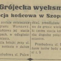 Kolejka wyeksmitowana, 1936