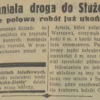 Wspaniała droga, 1936