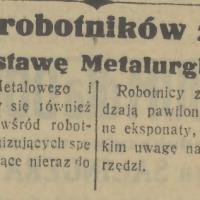 Tysiące robotników, 1936