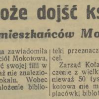 Nie może dojść książka Nie może dojść książka, 1936