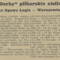 Derby stolicy, 1936