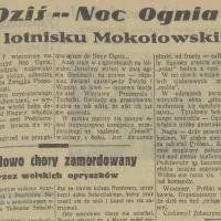 Noc Ognia, 1936