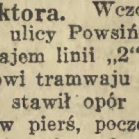 Napad na konduktora Napad na konduktora, 1936