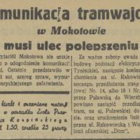 Komunikacja musi Komunikacja musi, 1936