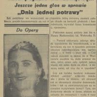 Głos z Wołowskiej Głos z Wołowskiej, 1936