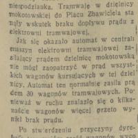 Mokotów bez tramwajów, 1936
