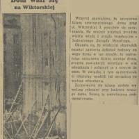Dom wali się Dom wali się, 1936