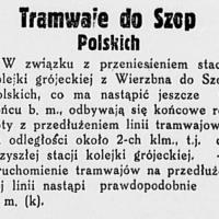 Tramwaje do Szop Tramwaje do Szop, 1936