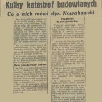 Kulisy katastrof, 1936