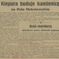 Kiepura buduje kamienicę, 1936