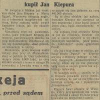 Kiepura kupuje Kiepura kupuje, 1936