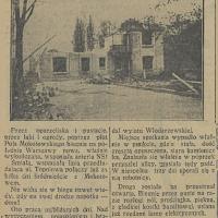 Dom zawalidroga, 1936