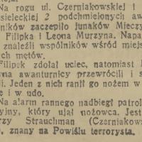 Nożowiec ujęty, 1936