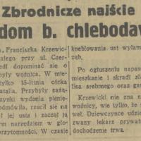 Najście na dom Najście na dom, 1936