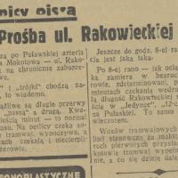 Prośba Rakowieckiej Prośba Rakowieckiej, 1936