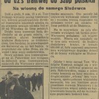Tramwaj do Szop, 1936
