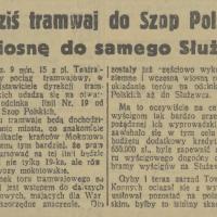 Od dziś tramwaj Od dziś tramwaj, 1936