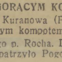 Oblany kompotem, 1936