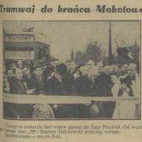 Tramwaj do krańca, 1936