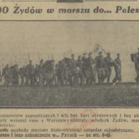 W marszu do Palestyny, 1936